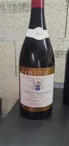 Bourgogne Gevrey-chambertin Domaine Machard de Gramont Pressonnier 2015