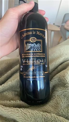 Bordeaux Bordeaux superiore Château Le Mayne Sélection J.B. Teillet 2022