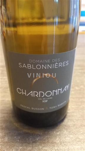 Dolina Loare Domaine Des Sablonnières Chardonnay Neleten.