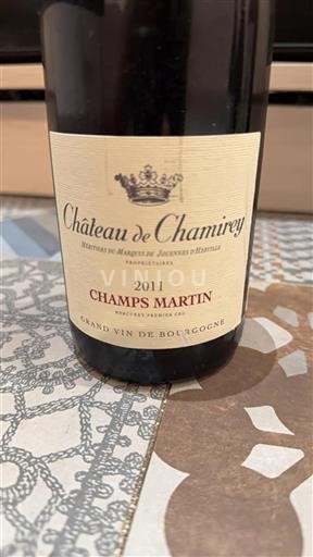 Burgundy Mercurey Premier Cru Chamirey Champs Martin 2011