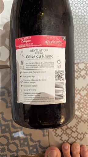 Údolí Rhôny Côtes-du-Rhône Colombes des Vignes Révélation 2016