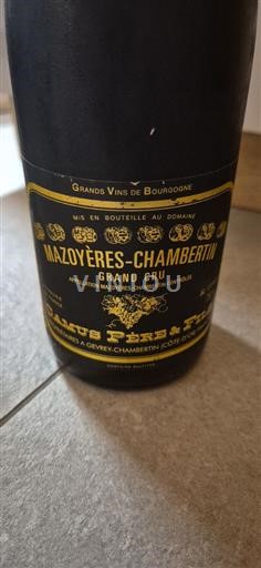 Bourgogne Mazoyères-Chambertin Grand Cru Camus Père & Fils Mazoyères-Chambertin 2006