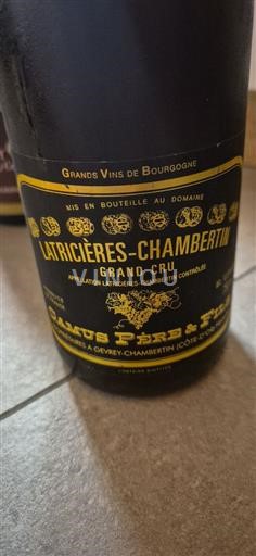 Burgundi Latricières-chambertin Grand Cru Camus Père & Fils 2008