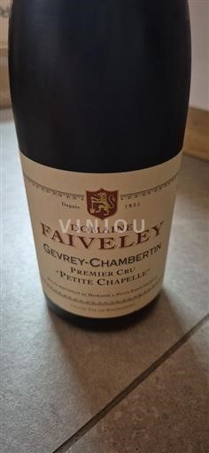Burgundy Gevrey-Chambertin Premier Cru Domaine Faiveley Petite Chapelle 2018