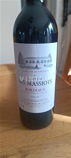 Bordeaux Château Les Massiots 2010