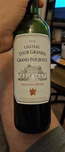 Burdeos Moulis-en-Médoc Château Tour Granins Grand Poujeaux 2018