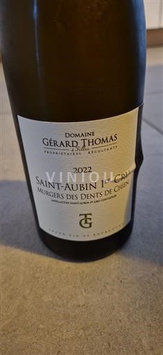 Burgundsko Saint-Aubin Premier Cru Domaine Gérard Thomas & Filles Murgers des Dents de Chien 2022