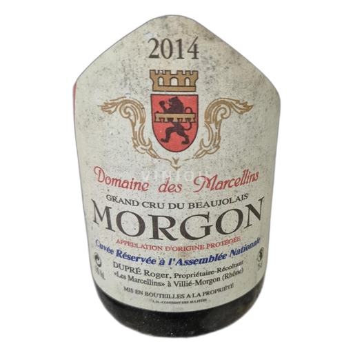 Beaujolais Morgon Domaine des Marcellins Assemblée Nationale 2014