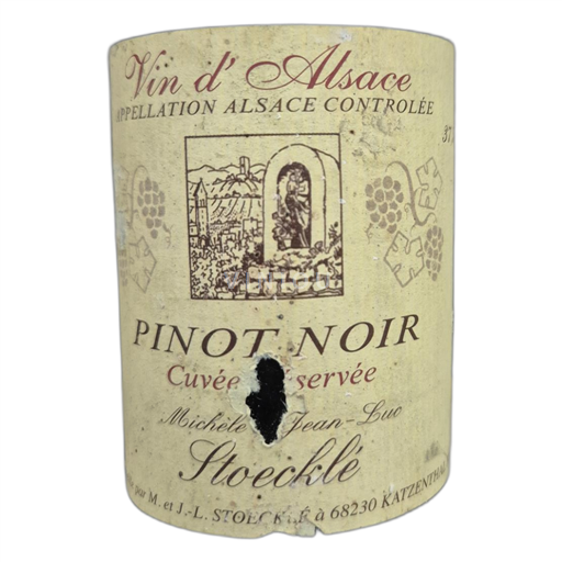 Vin Rouge sec Pinot noir Stoecklé Non millésimé France Alsace Alsace Grand Cru AOC