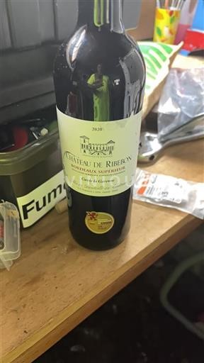 Bordéus Bordeaux Superior Château Ribebon La Garenne 2020