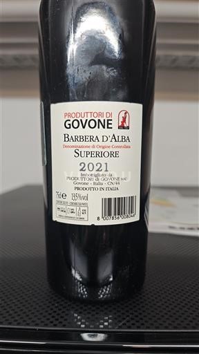 Piémont Barbera d'Alba Produttori di Govone 2021