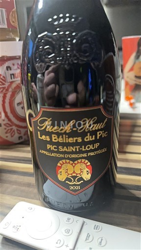 Languedoc Pic-saint-loup Puech-Haut Les Béliers du Pic 2021