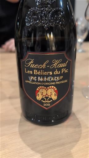 Languedoc Pic Saint-Loup Puech-Haut Les Béliers du Pic 2021