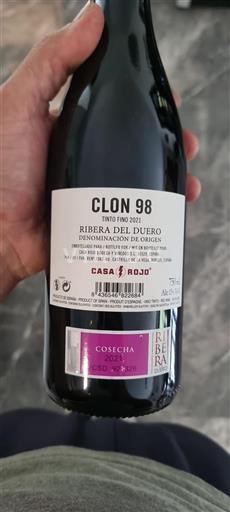Castilien og León Ribera del Duero Casa Rojo Clon 98 2021