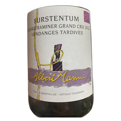 Alsace Không được chỉ định Grand Cru Albert Mann 2022