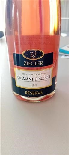 Alsace Crémant d'Alsace Ziegler Réserve Icke årgångsbetecknad