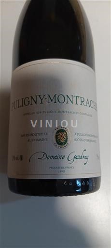 Borgoña Puligny-Montrachet Domaine Gaudray Sin añada