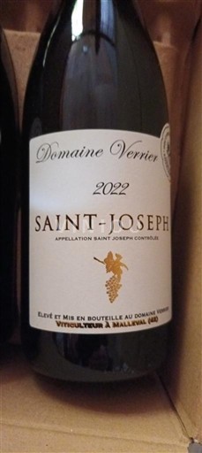 Rhône-dalen Saint-Joseph Domaine Verrier 2022