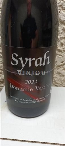 Alpi e Paesi Rodaniani Collines Rodanesi Domaine Verrier 2022