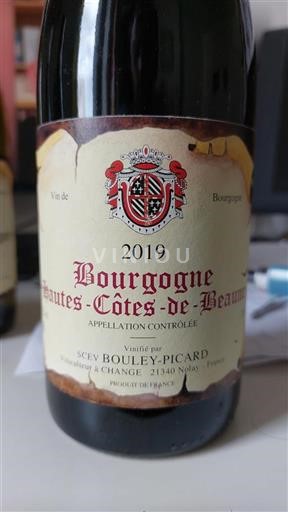 Borgoña Hautes Côtes de Beaune SCEV Bouley-Picard 2019