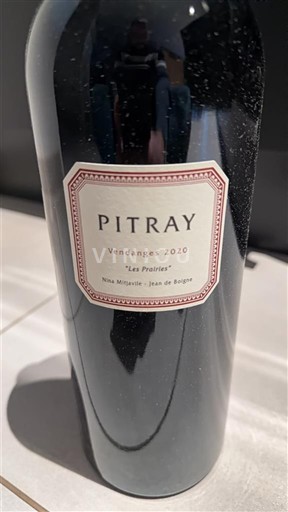 Bordeaux Castillon-côtes-de-bordeaux Pitray Les Prairies 2020