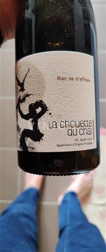 Languedoc Pic-saint-loup La Chouette du Chai Rien ne m'effraie 2021