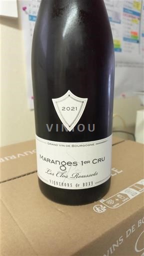 Bourgondië Maranges Premier Cru Vignerons de Buxy Les Clos Roussots 2021