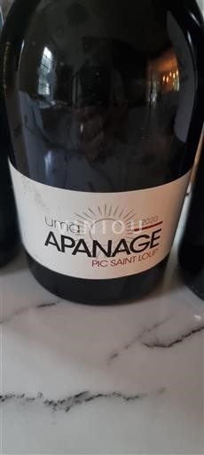 Languedoc Pic-Saint-Loup Uma Apanage 2020