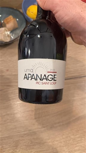 Langvedok Pic-saint-loup Uma Apanage 2020