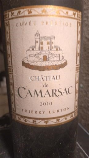 Bordéus Bordeaux Superior Château Camarsac Prestige 2010