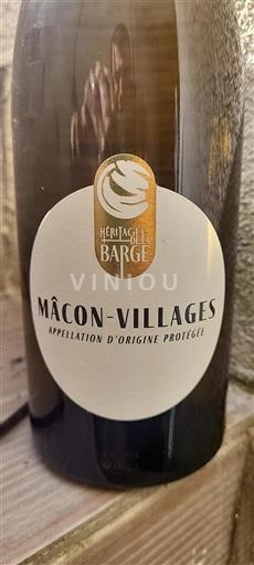 Bourgogne Mâcon och Mâcon-Villages Héritage de la Barge 2017