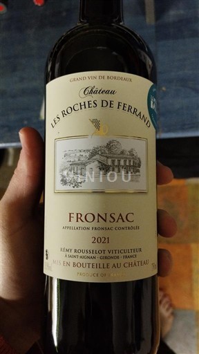 Bordeaux Fronsac Les Roches de Ferrand 2021