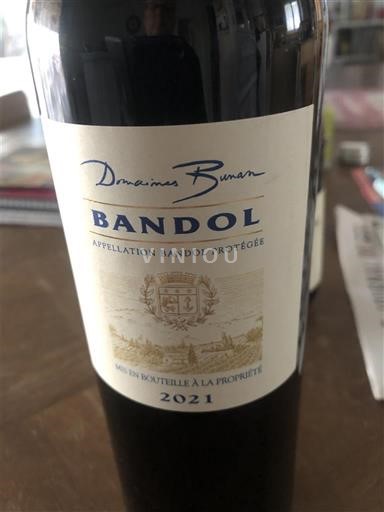 Provence Bandol Domaine S Bunan 2021