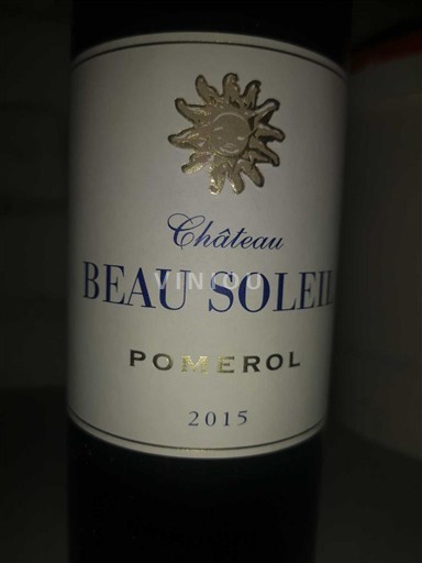 Bordoja Pomerol Château Beau Soleil 2015