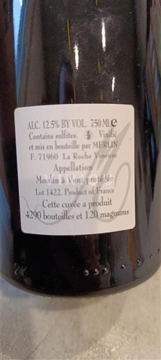 Beaujolais Moulin-à-vent Merlin La Roche Vineuse Ikke årgangsbestemt