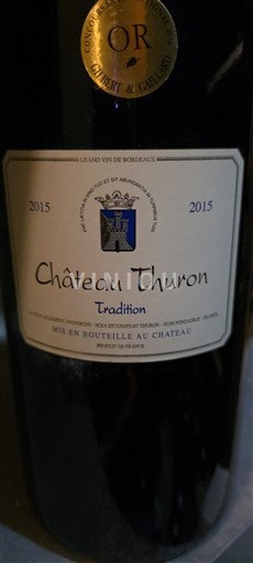 Bordéus Château Thuron Tradition 2015