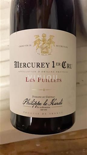 Burgundi Määrittelemätön Premier Cru Domaine Philippe le Hardi Les Puillets Ei vuosikertaa