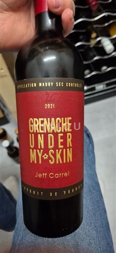 Roussillon Maury torrt Jeff Carrel Grenache Under My Skin 2021