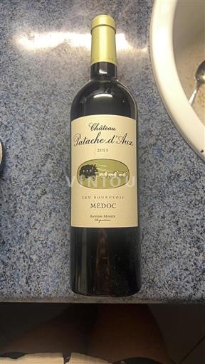 Burdeos Médoc Cru Bourgeois Patache Aux 2015