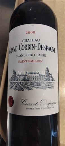 Bordeaux Saint-Émilion Grand Cru Grand Corbin-Despagne 2009