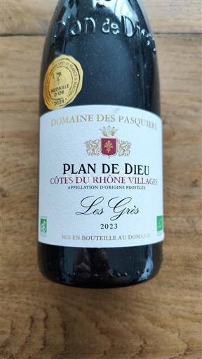 Rhône Valley Côtes du Rhône Villages Domaine des Pasquiers Les Grès 2023