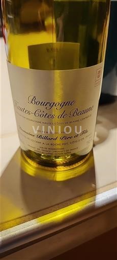 Burgundsko Hautes Côtes de Beaune Domaine Billard Père et Fils 2023