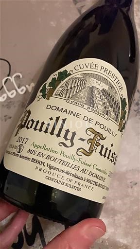 Borgoña Pouilly-fuissé Domaine Pouilly Prestige 2017