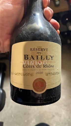 Vallée du Rhône Côtes-du-rhône Réserve du Bailly 2020