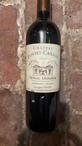 Bordeaux Pessac-Léognan Château Pontet-Caillou 2008