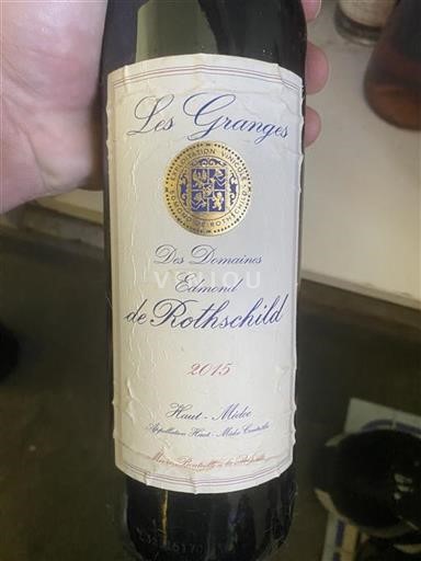 Bordeaux Haut-Médoc Domaine Les Granges des s Edmond de Rothschild 2015