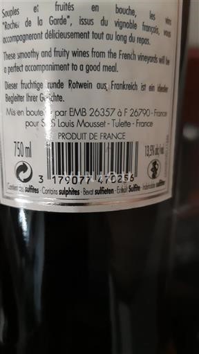 Rhônen laakso Määrittelemätön Rocher de la Garde Ei vuosikertaa
