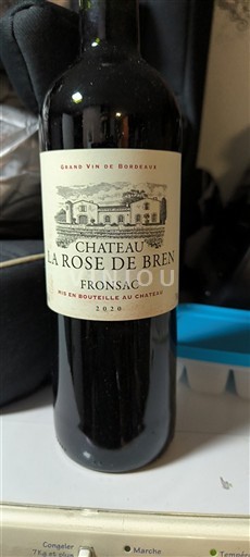 Bordeaux Fronsac Château La Rose de Bren 2020