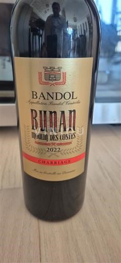 Provence Bandol Bunan Moulin des Costes 2022