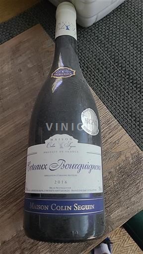 Burgundsko Burgundské vinice Maison Colin Seguin Excellence 2016